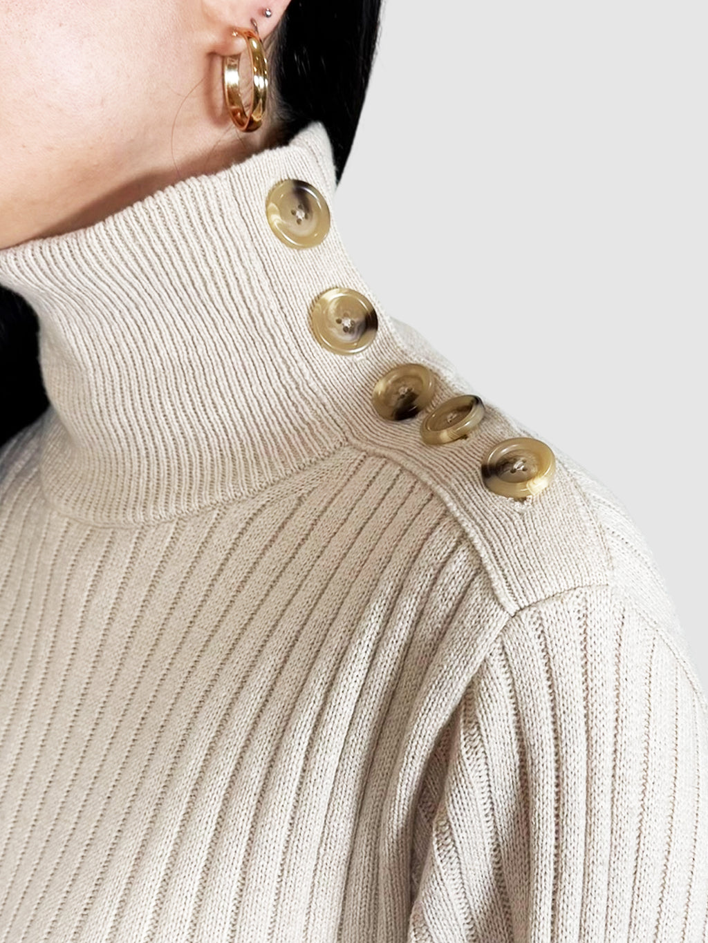 Turtleneck Midi Dress