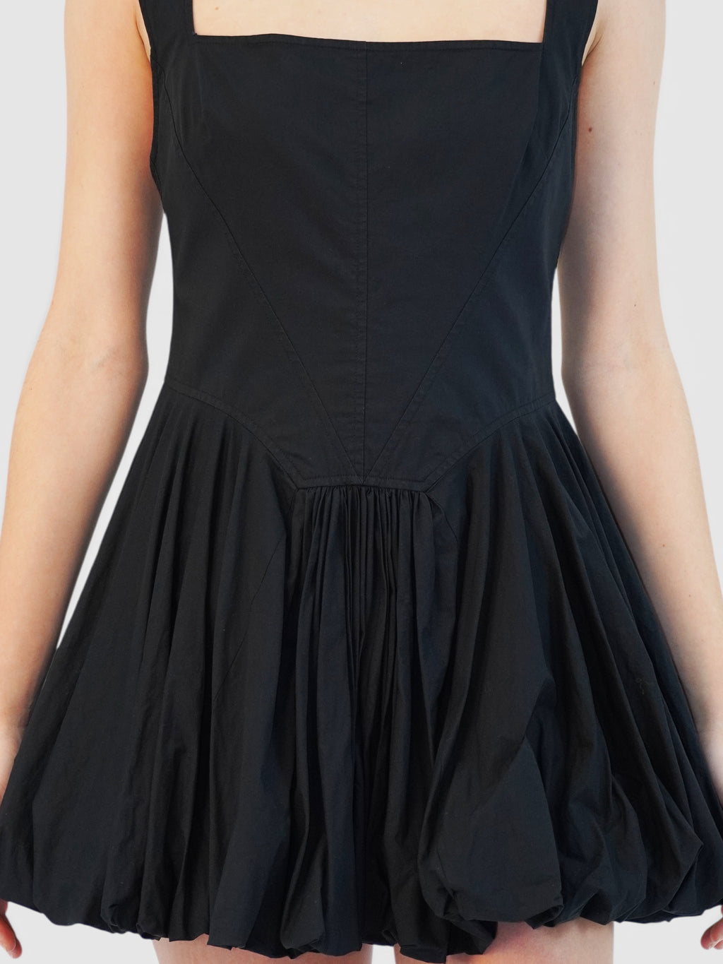 Bubble Hem Mini Dress