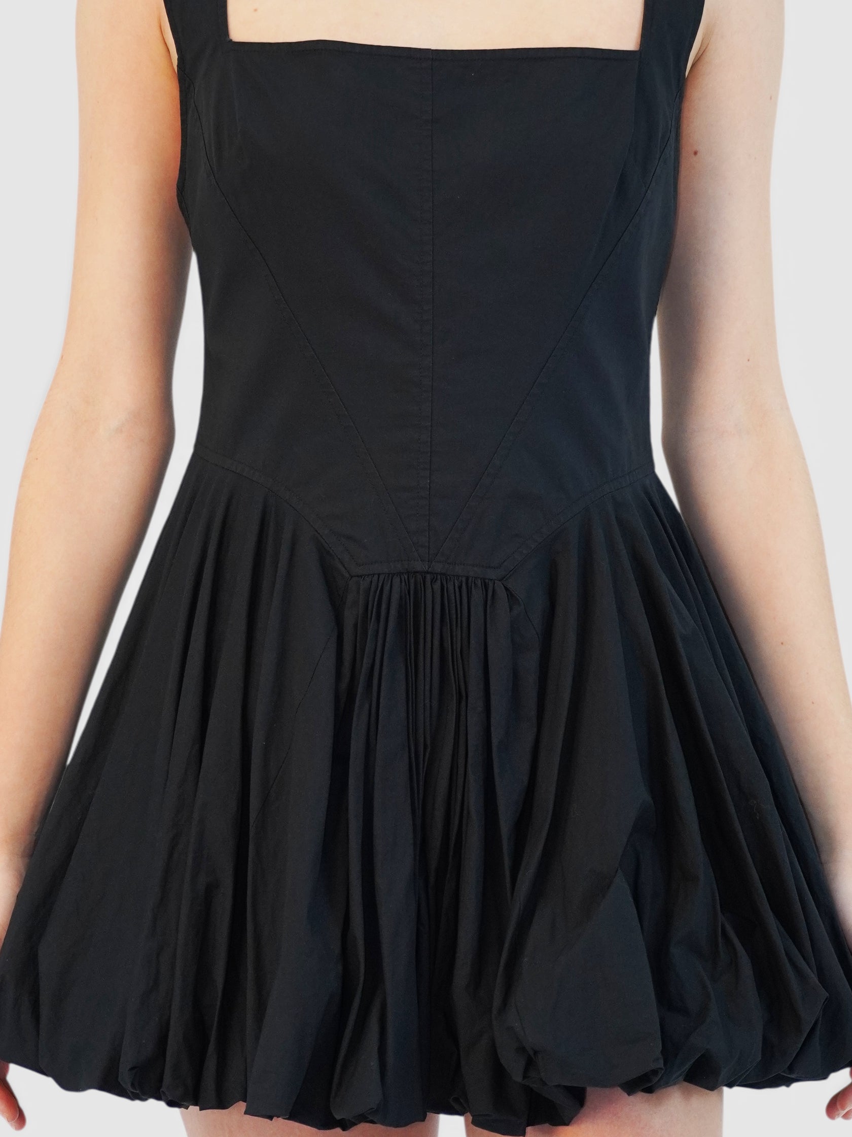 Bubble Hem Mini Dress