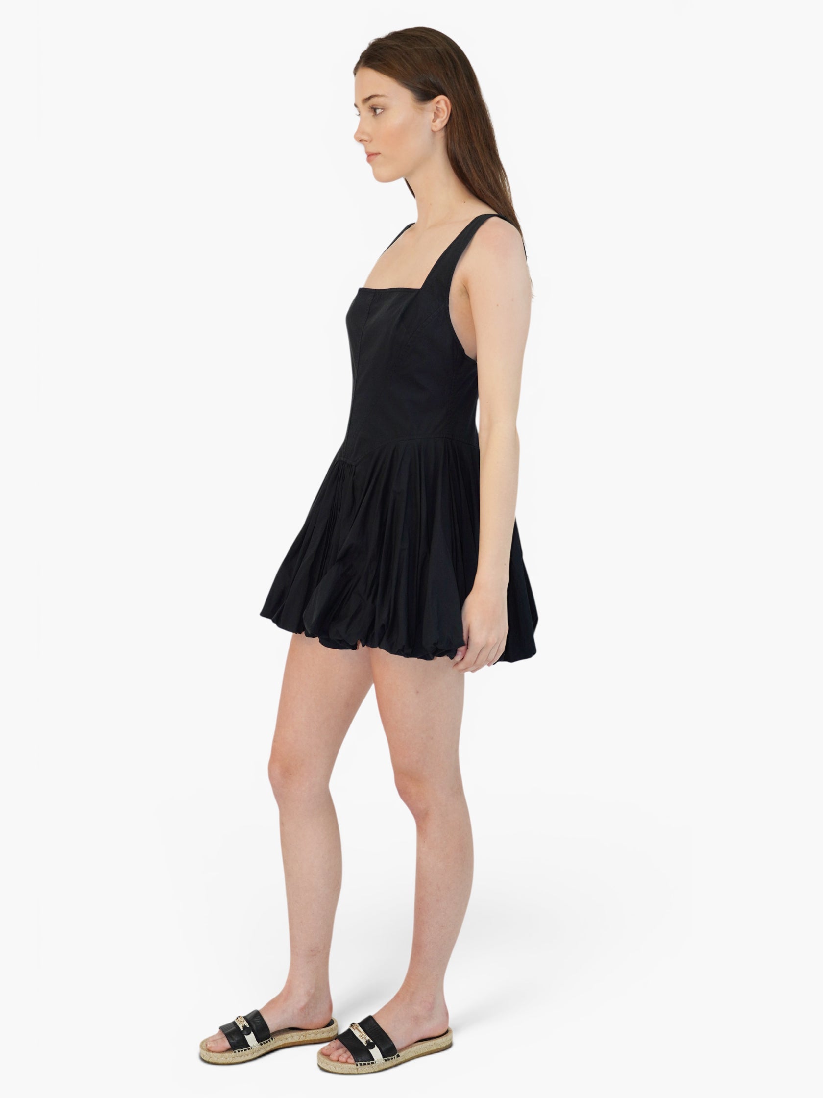 Bubble Hem Mini Dress