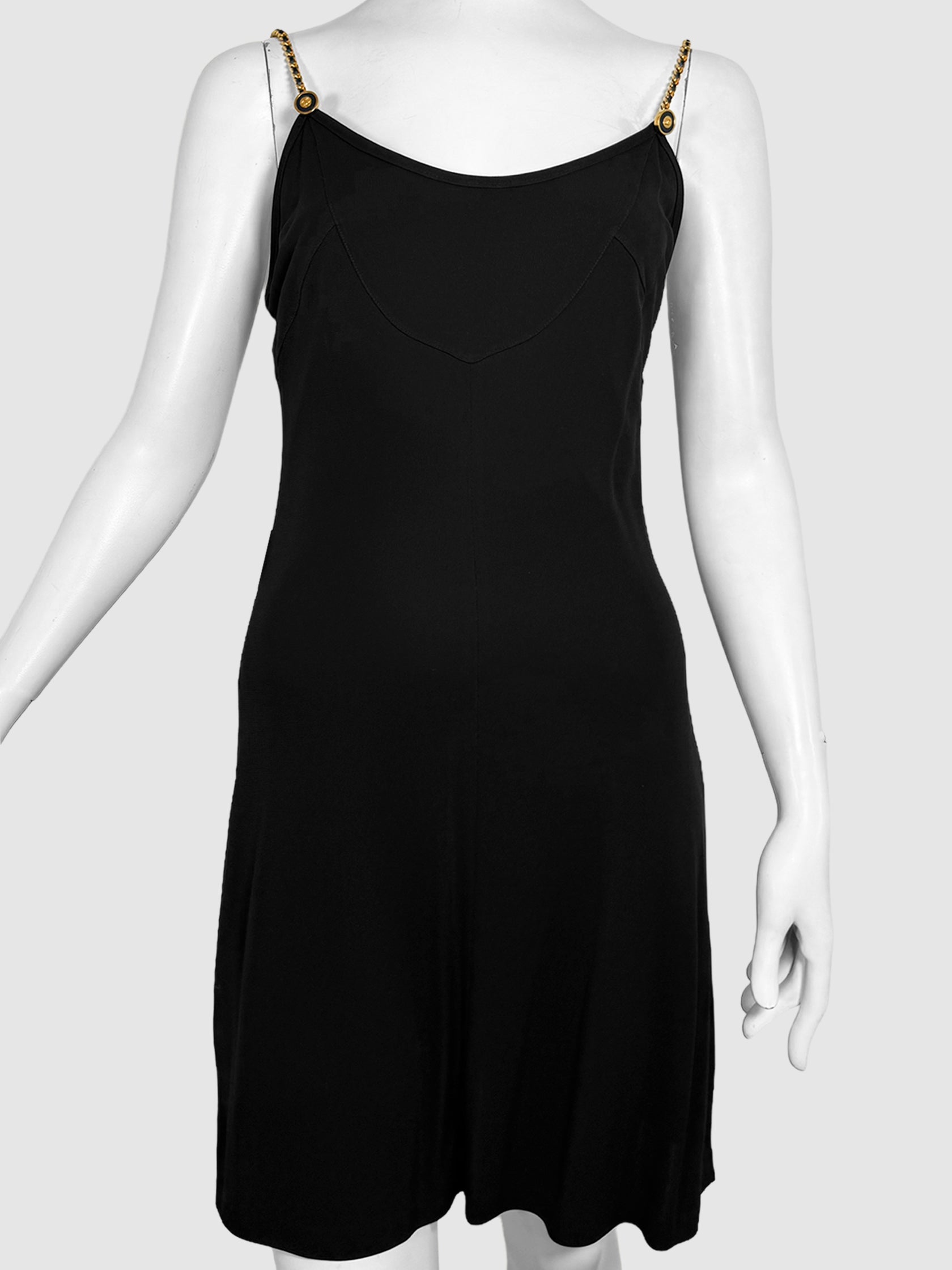 Chain Strap Mini Dress - Size 42