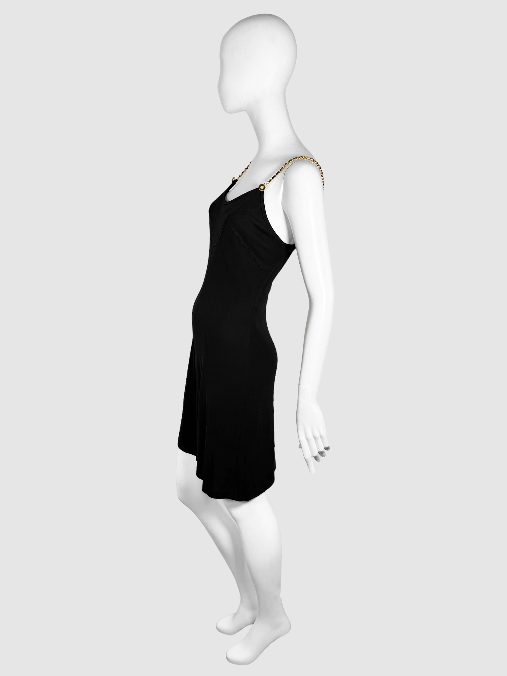 Chain Strap Mini Dress - Size 42