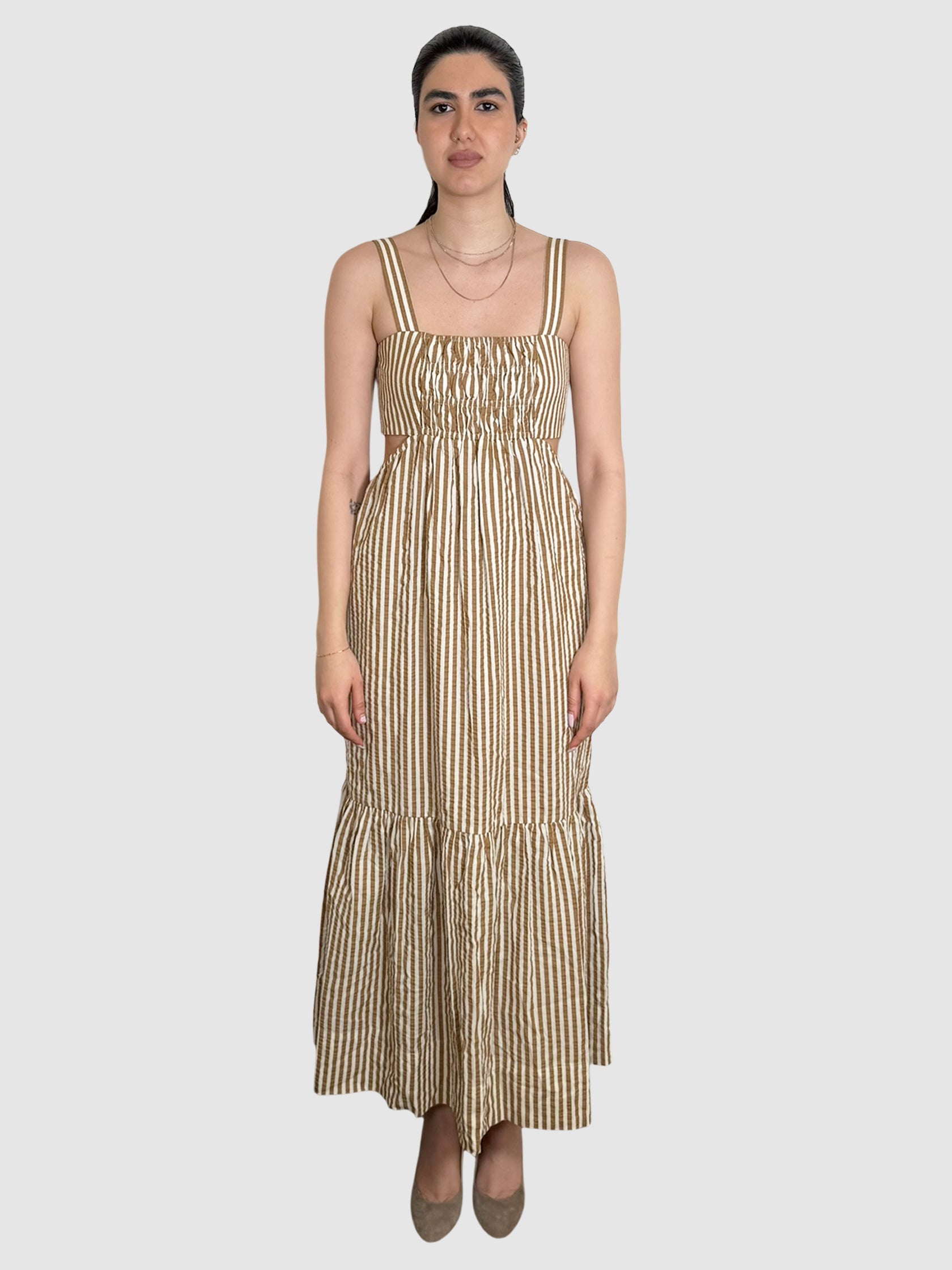 Stripe Cutout Dress