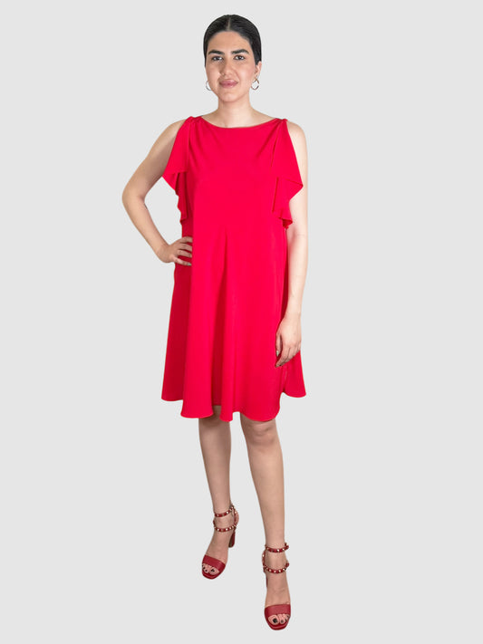 Ruffle Trim Dress