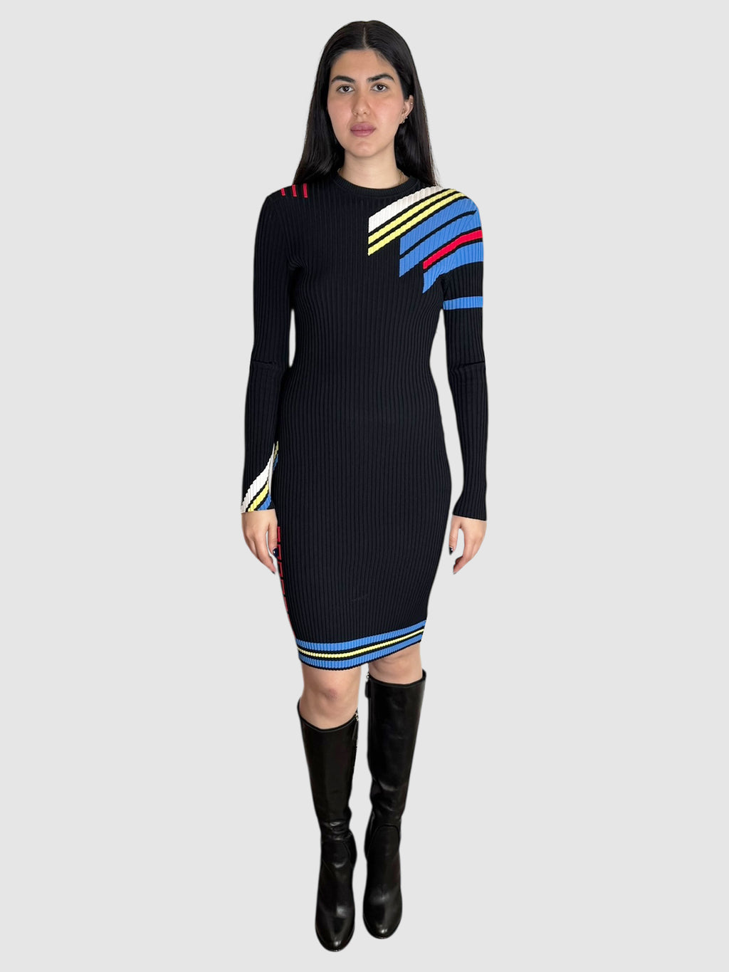 Ribbed Sweater Dress