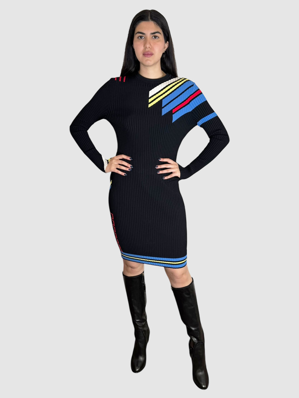 Ribbed Sweater Dress