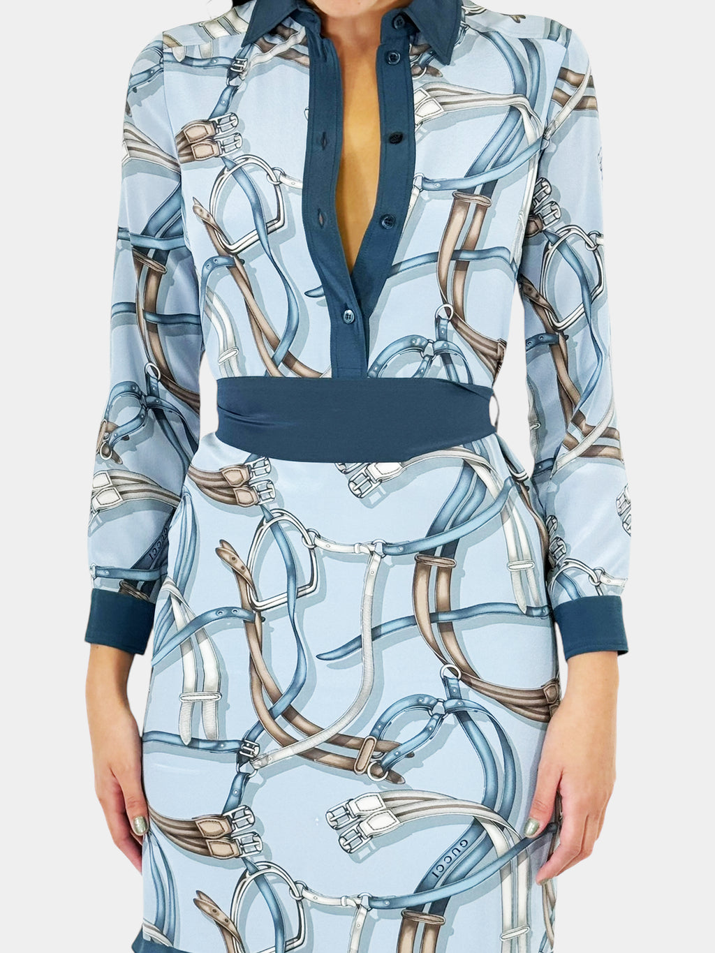 Silk Equestrian Dress - Size 36