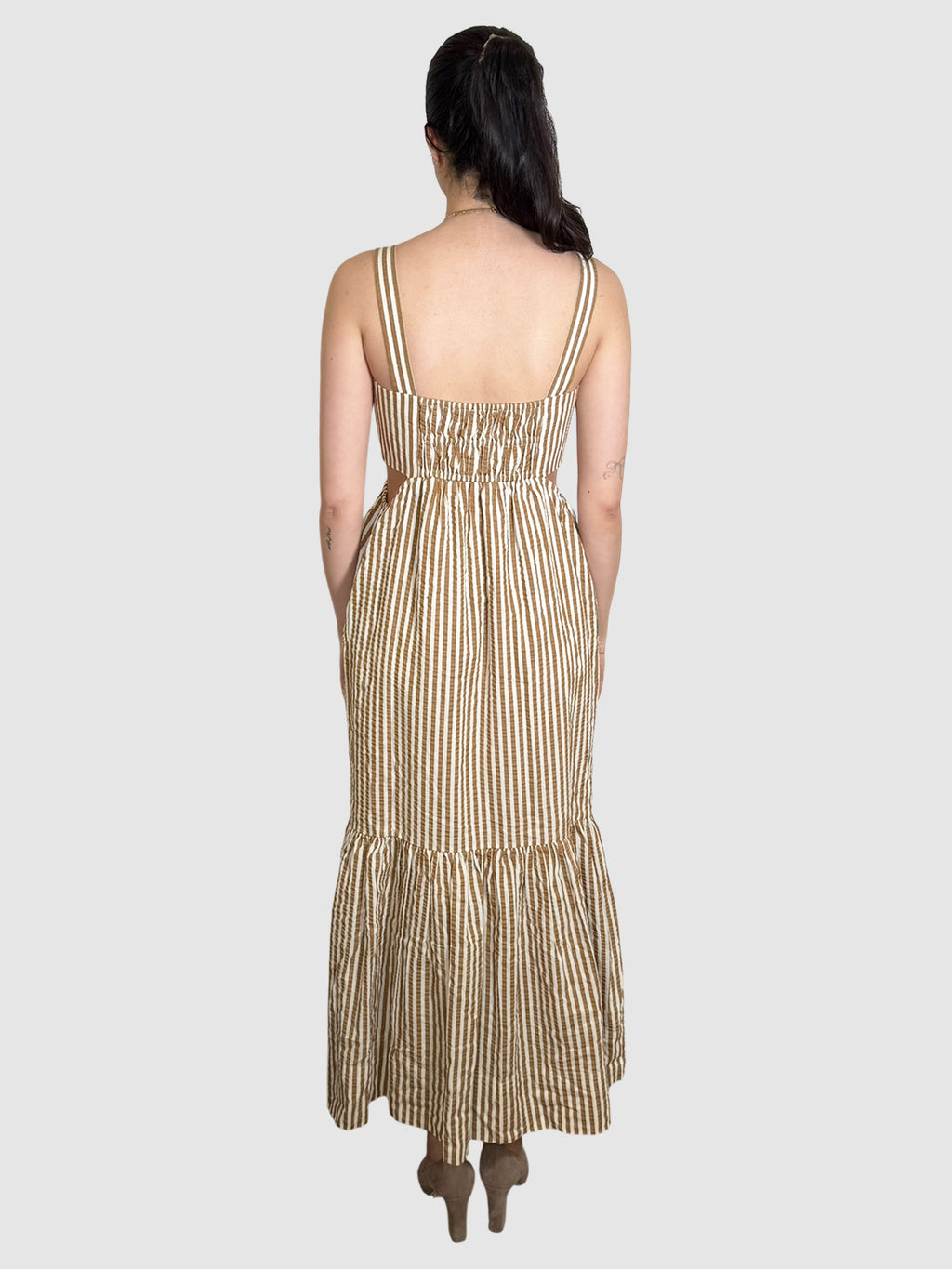 Stripe Cutout Dress