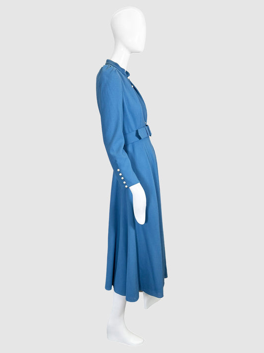 Beulah Mock Neck Long Dress - Size 6