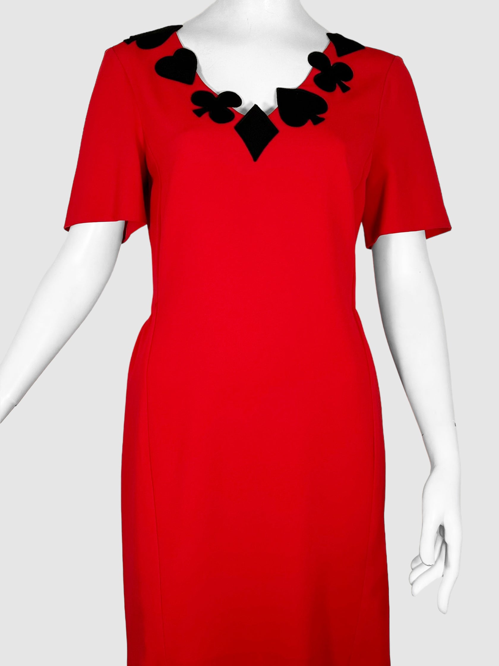 Card Suit Applique Dress - Size 10