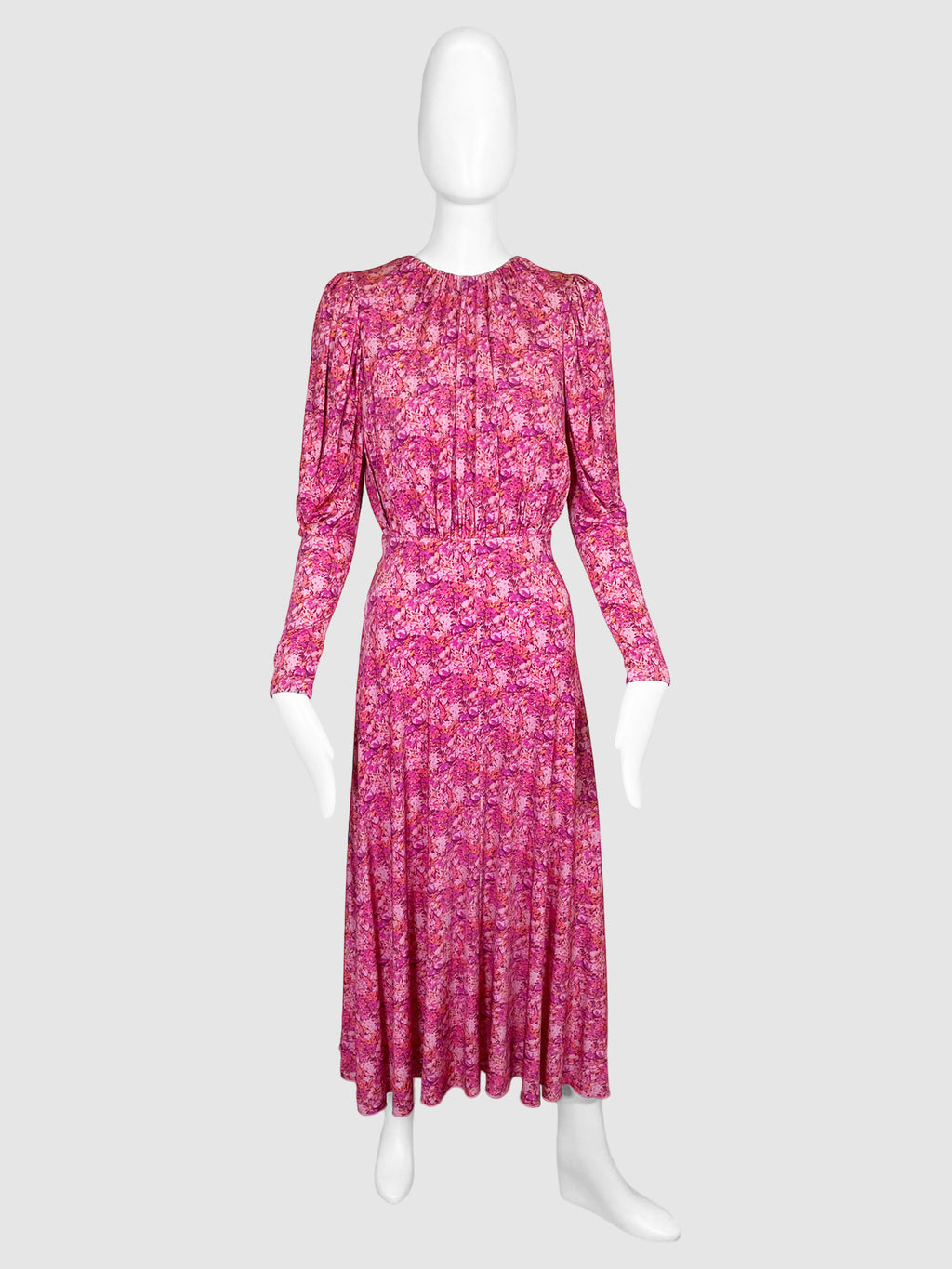 Rotate Floral Print Backless Maxi Dress - Size XS