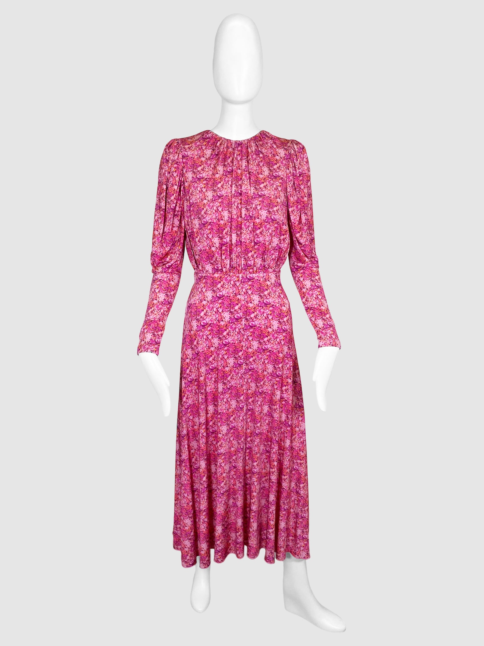 Rotate Floral Print Backless Maxi Dress - Size XS