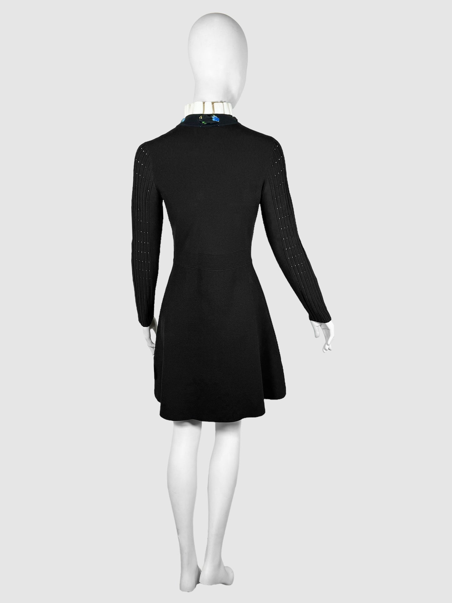 Clémence Tie-Neck A-Line Dress - Size S