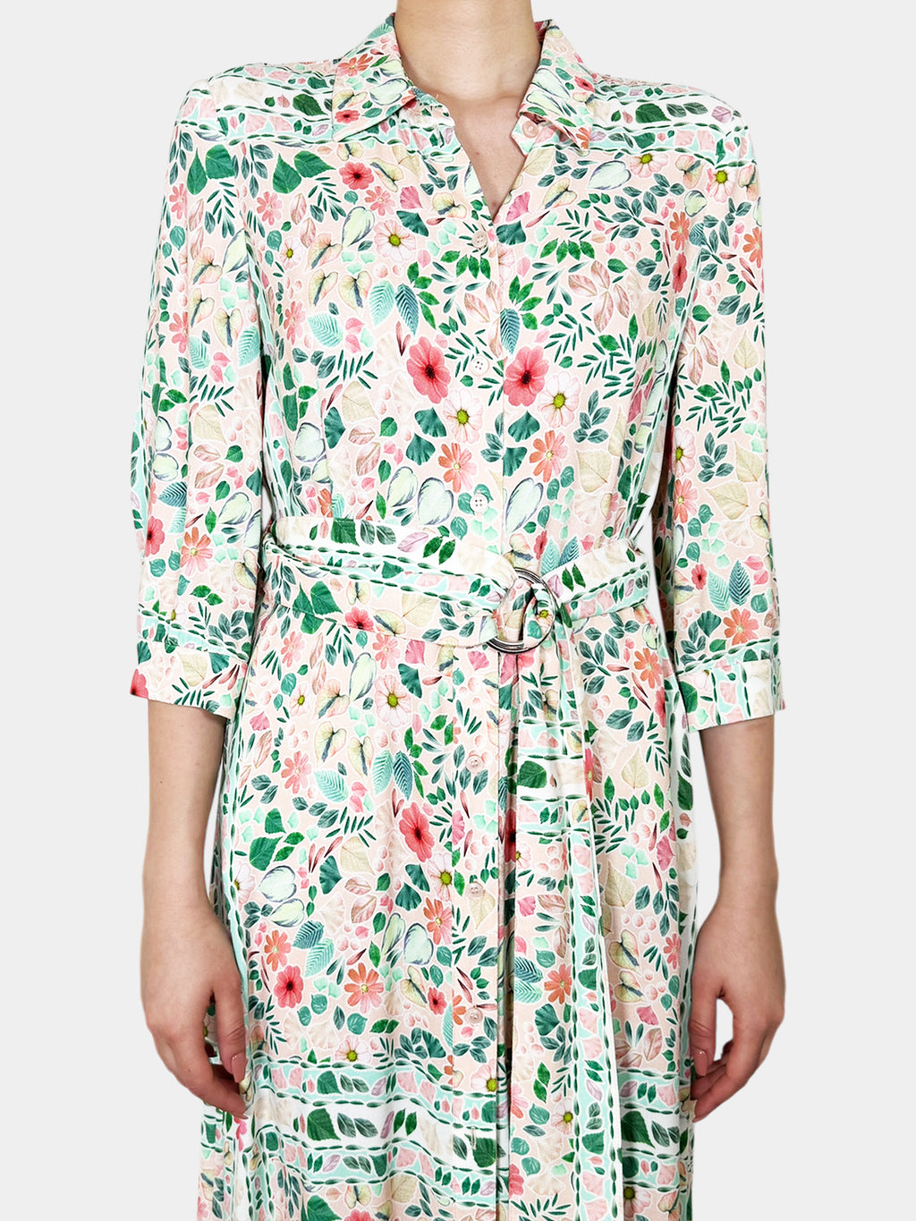 Floral Button-Up Dress