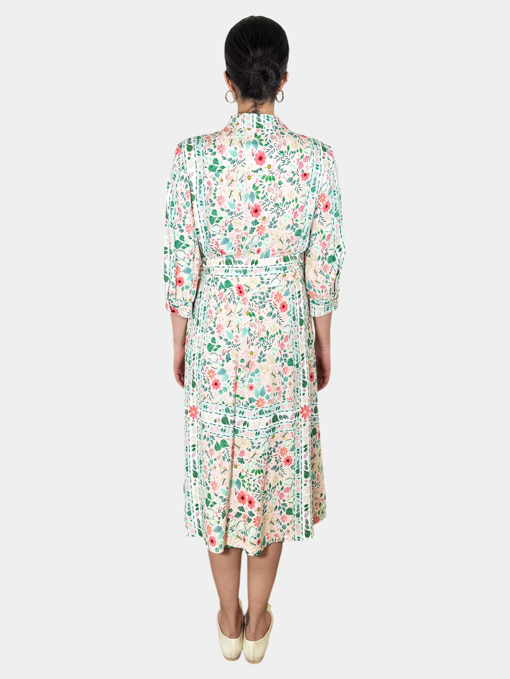 Floral Button-Up Dress
