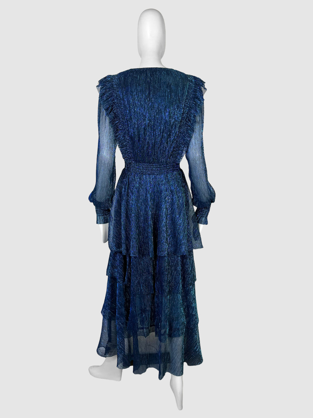 Metallic Maxi Dress - Size L