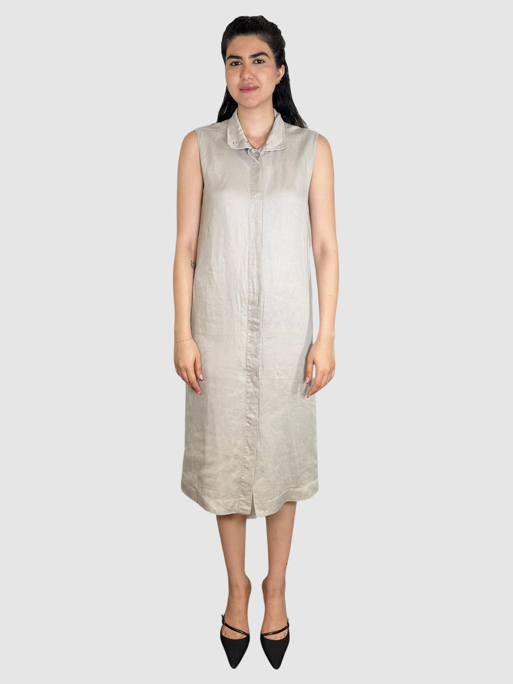 Linen Midi Dress