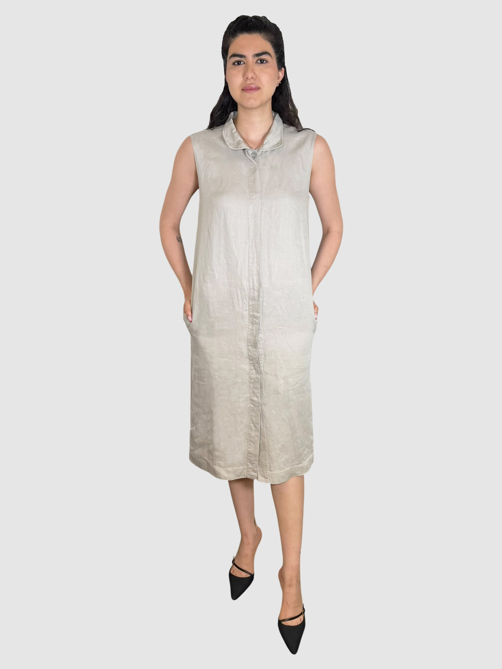 Linen Midi Dress