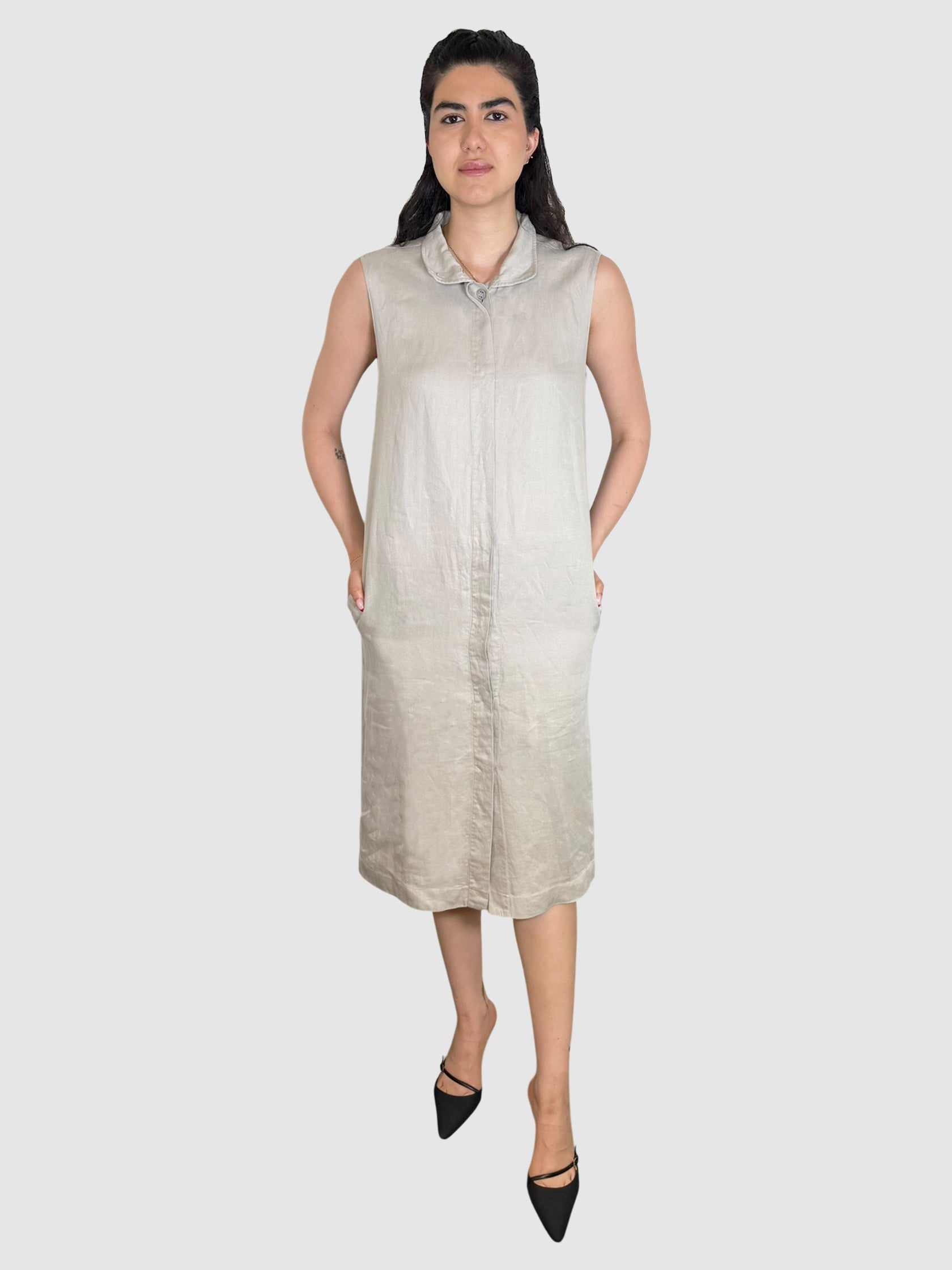 Linen Midi Dress