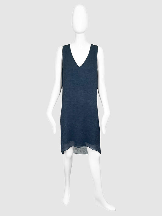 Helmut Lang Textured Sleeveless Dress - Size L