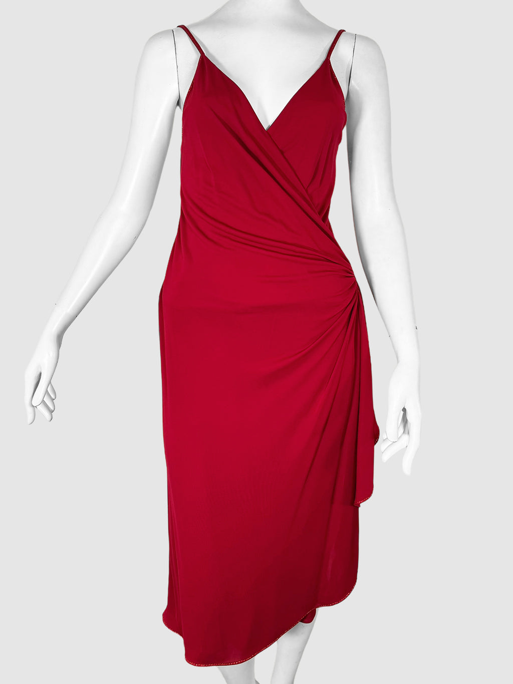 Side Ruch Midi Dress - Size S