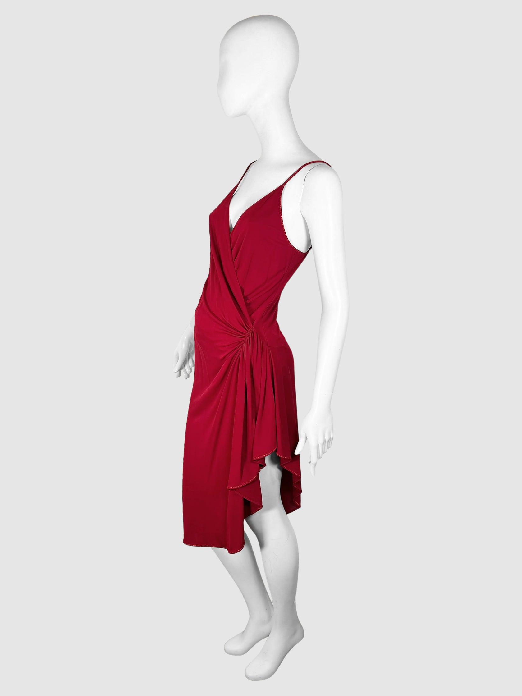 Side Ruch Midi Dress - Size S