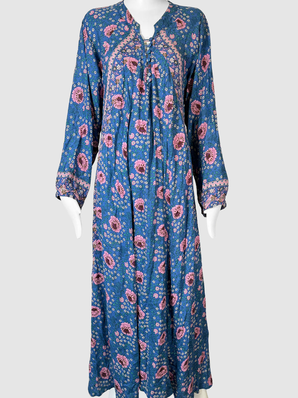 Floral Print Maxi Dress - Size M