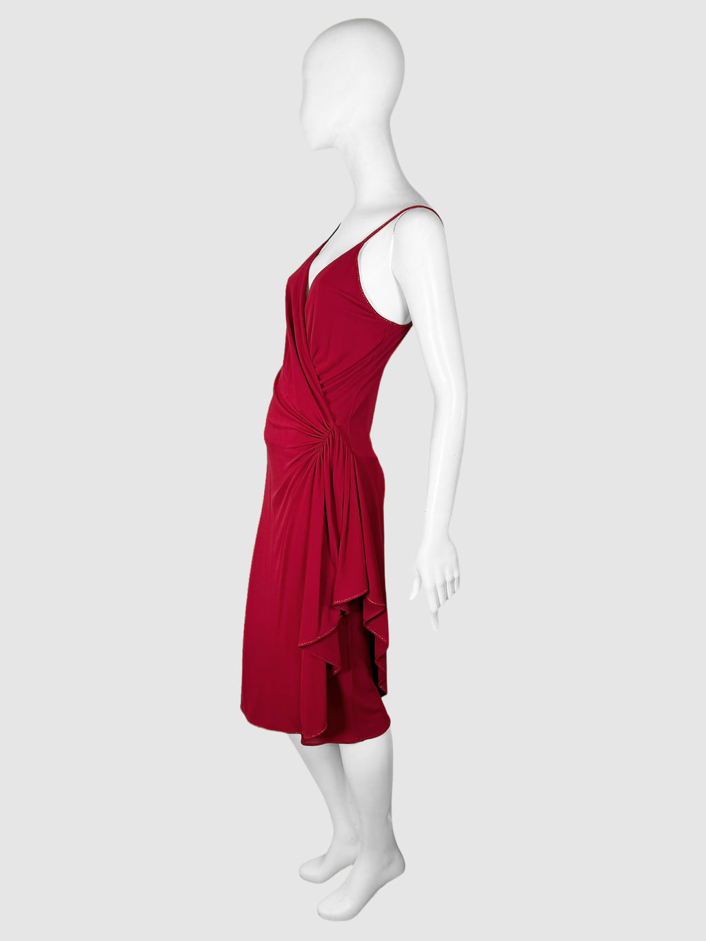 Side Ruch Midi Dress - Size S
