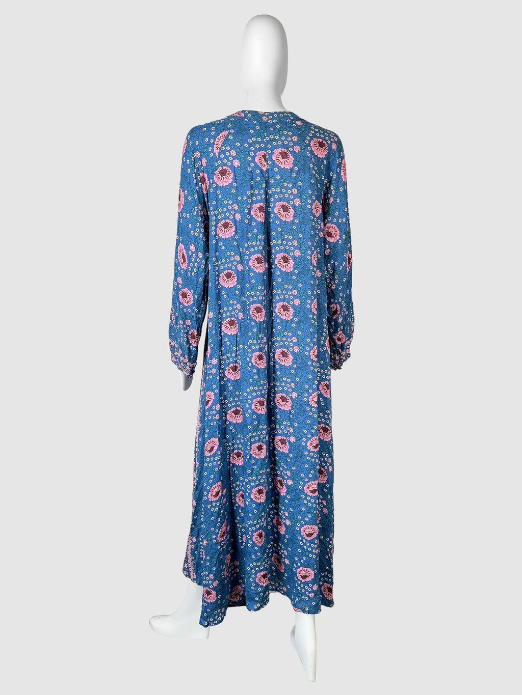 Floral Print Maxi Dress - Size M