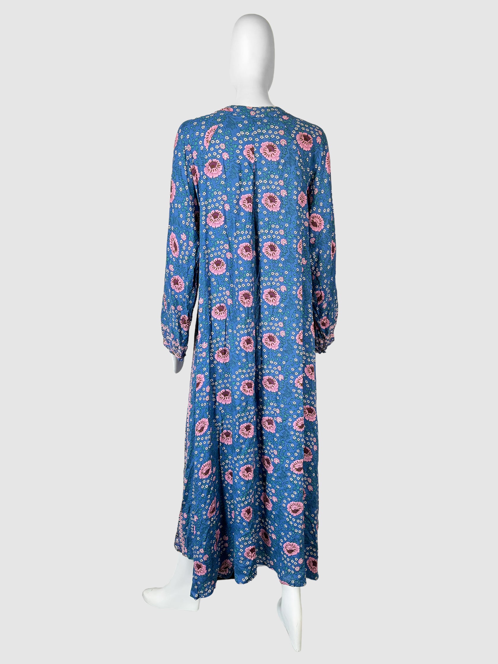 Floral Print Maxi Dress - Size M
