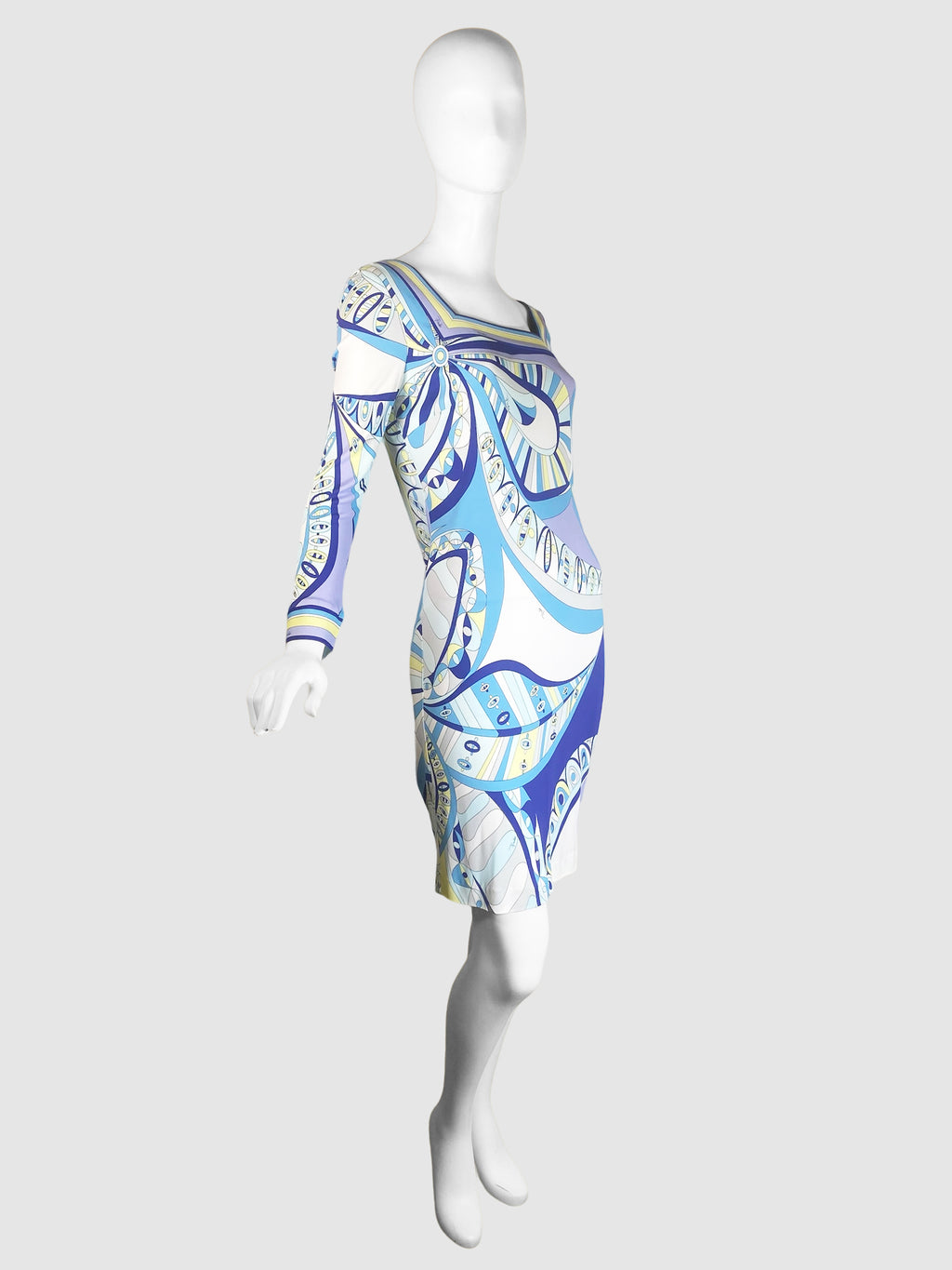 Emilio Pucci Square Neck Mini Dress - Size 46