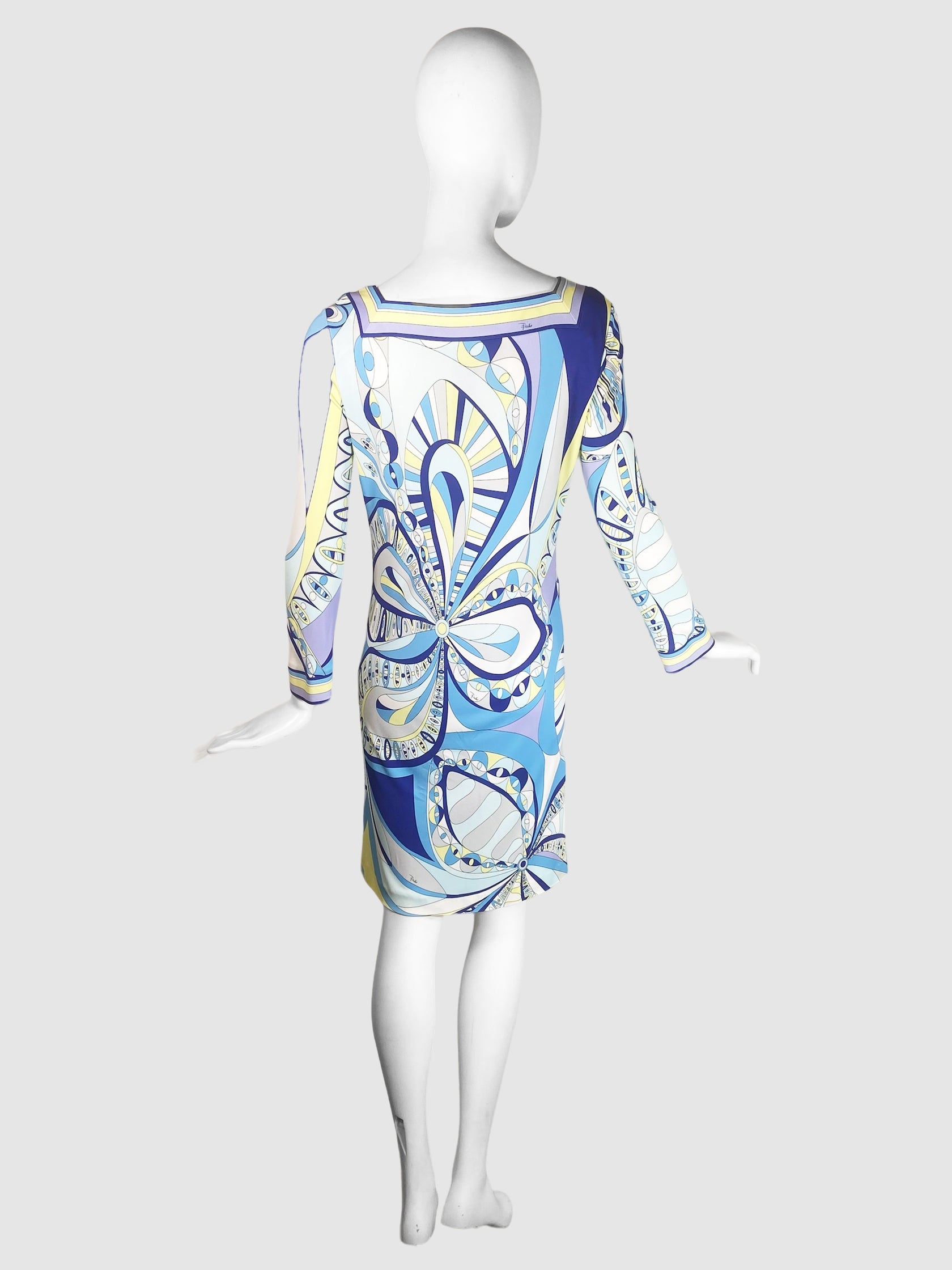 Emilio Pucci Square Neck Mini Dress - Size 46