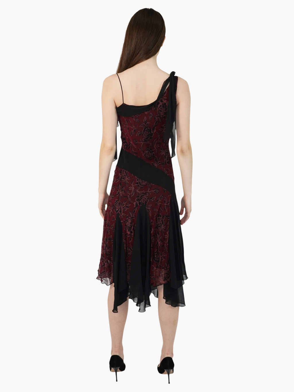 Floral Silk Dress