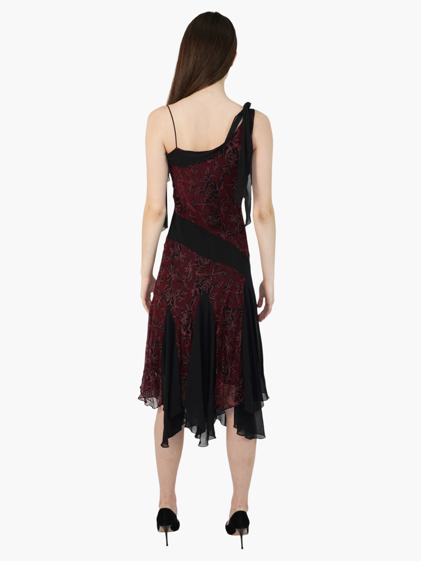 Floral Silk Dress