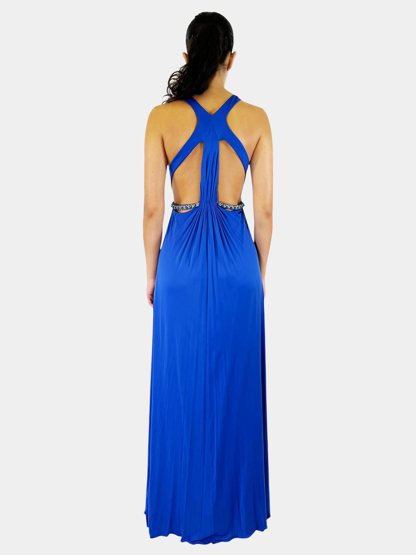 Deep V-Neck Cutout Dress