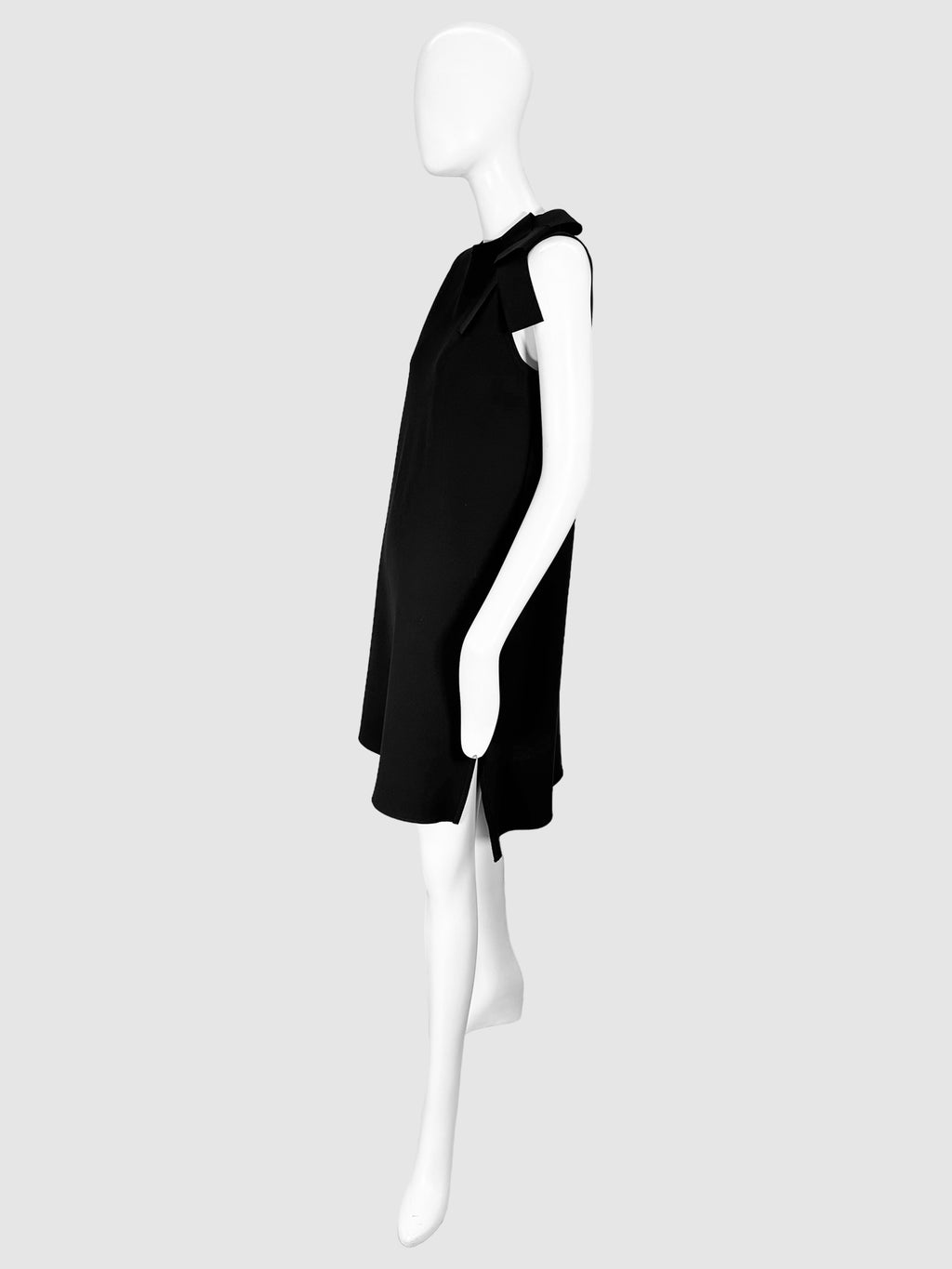 Marie Saint Pierre Neoprene Midi Dress with Bow- Size 2