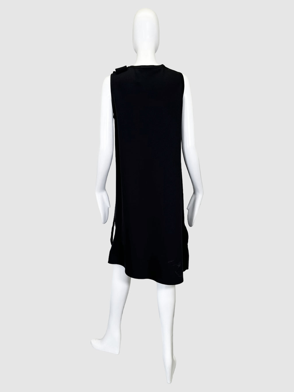 Marie Saint Pierre Neoprene Midi Dress with Bow- Size 2