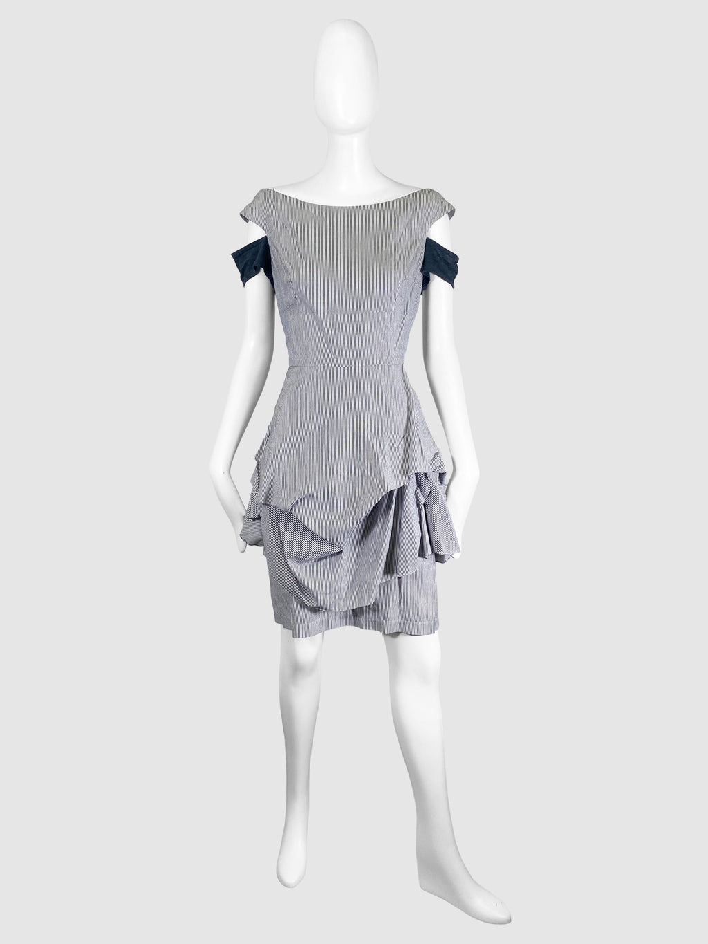 Cutout Drape Mini Dress- Size Large