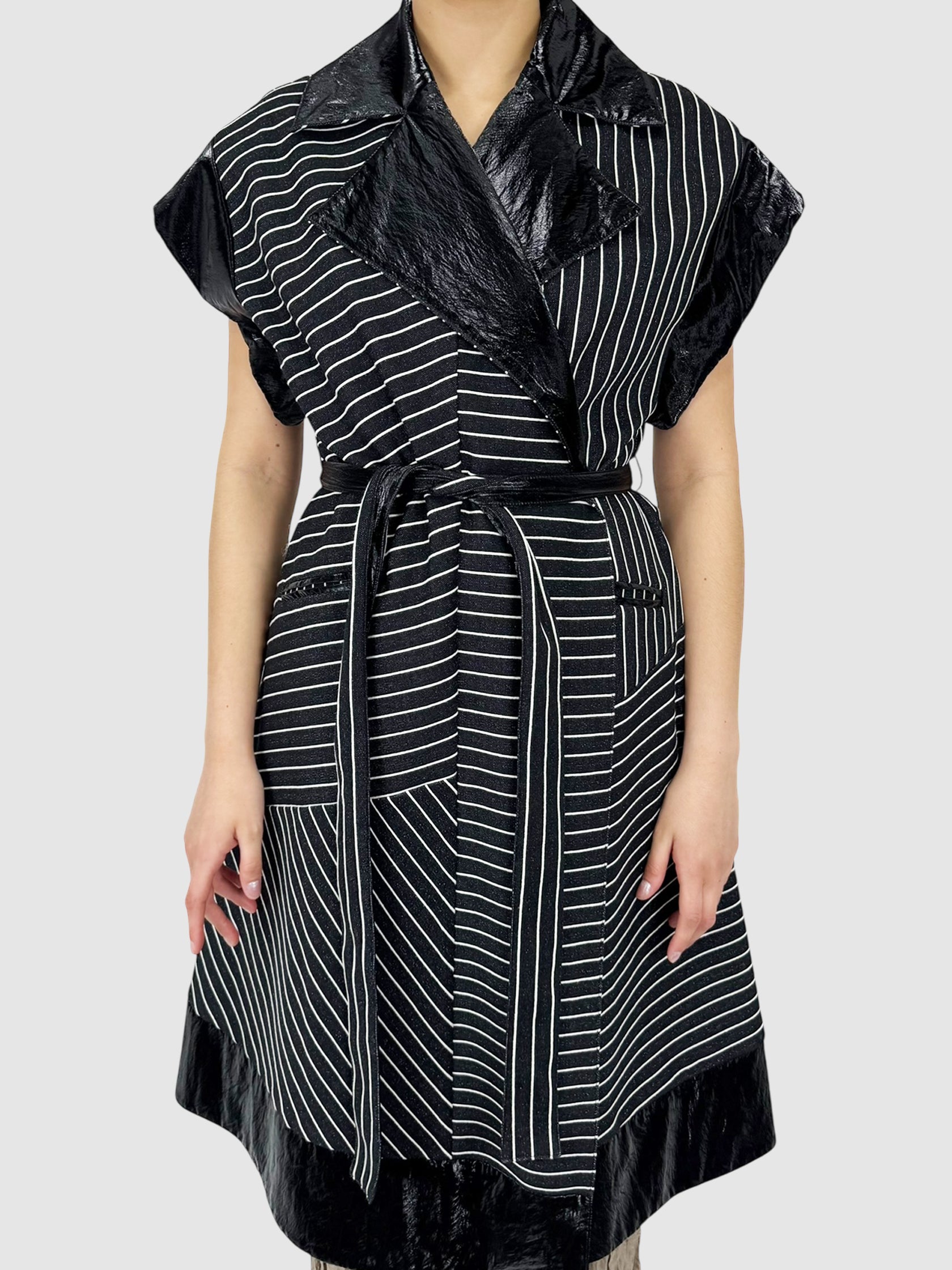 Stripe Belted Dress