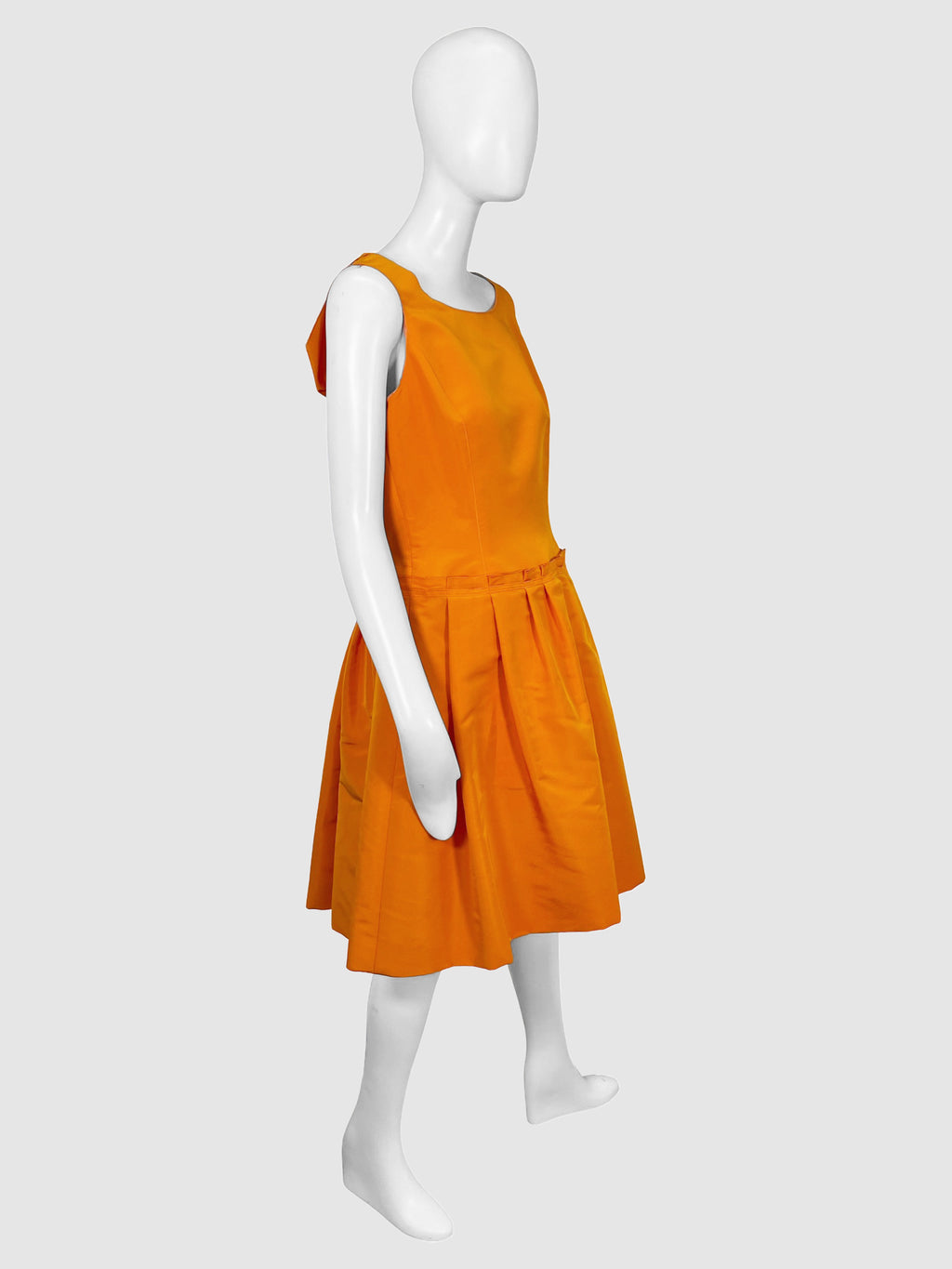 Oscar de la Renta Bow Sleeveless Dress - Size 10