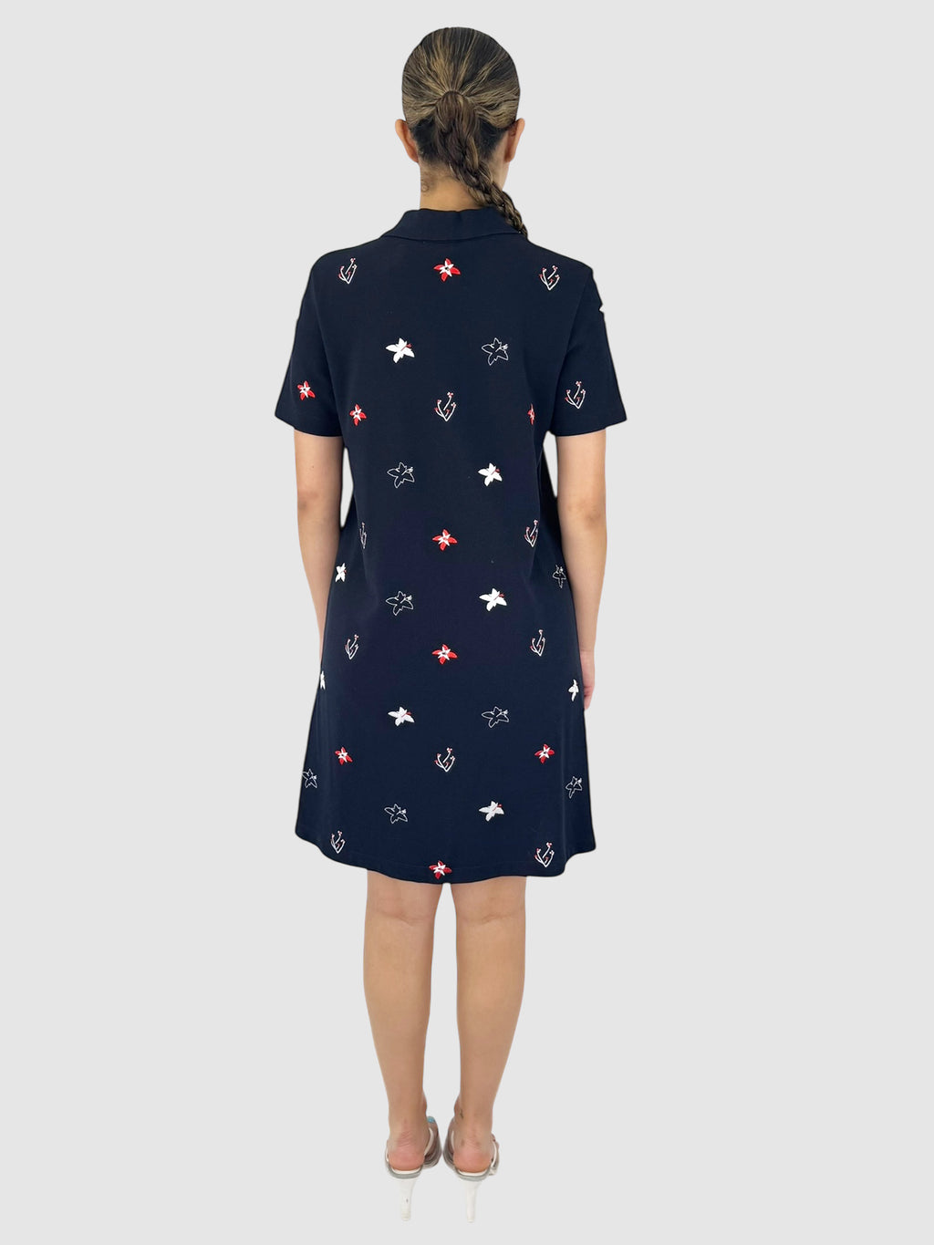 Embroidered Polo Dress