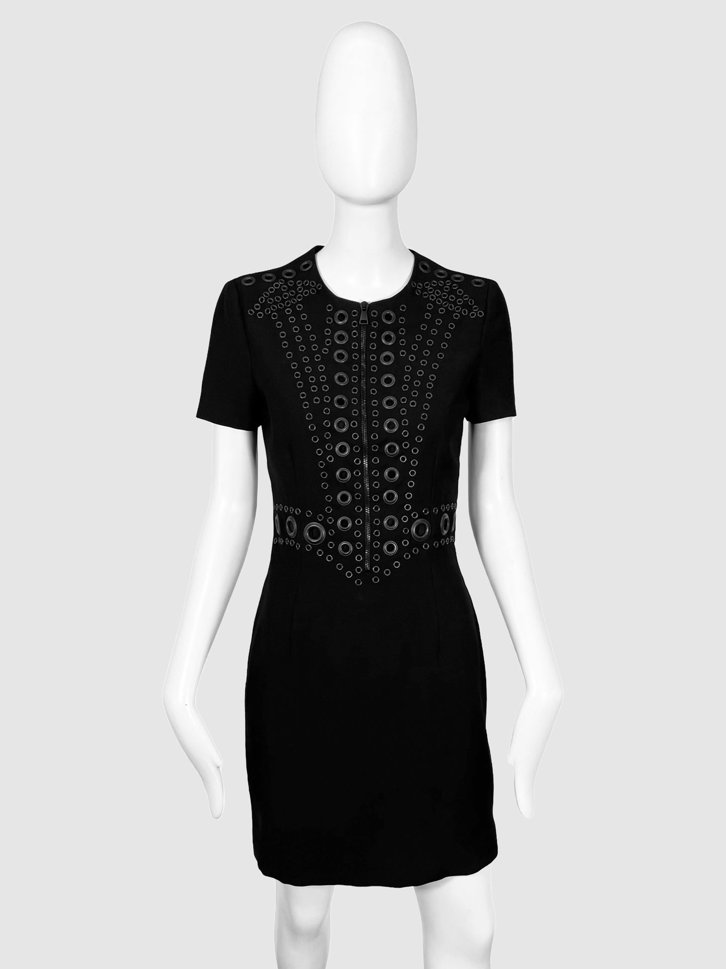 Givenchy Eyelet Grommets Shift Dress - Size 40