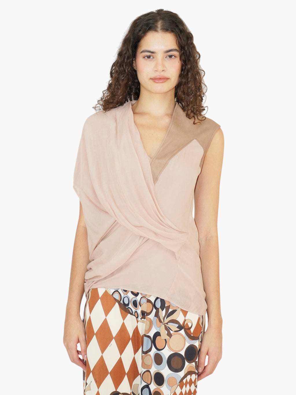 Asymmetric Ruched Top