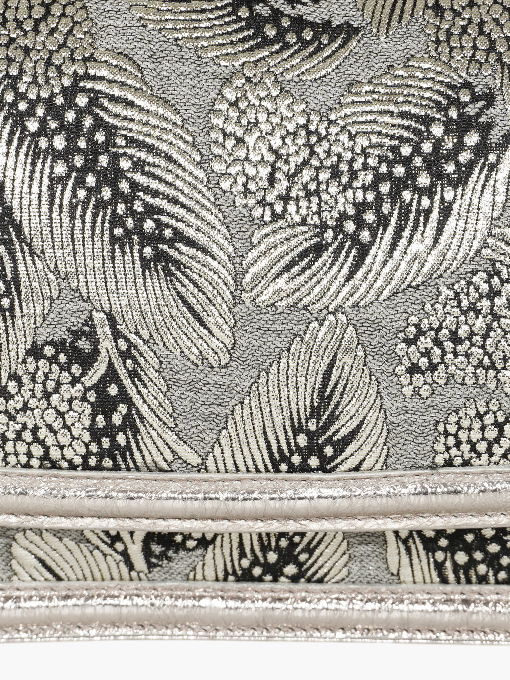 Leaf Brocade Clutch