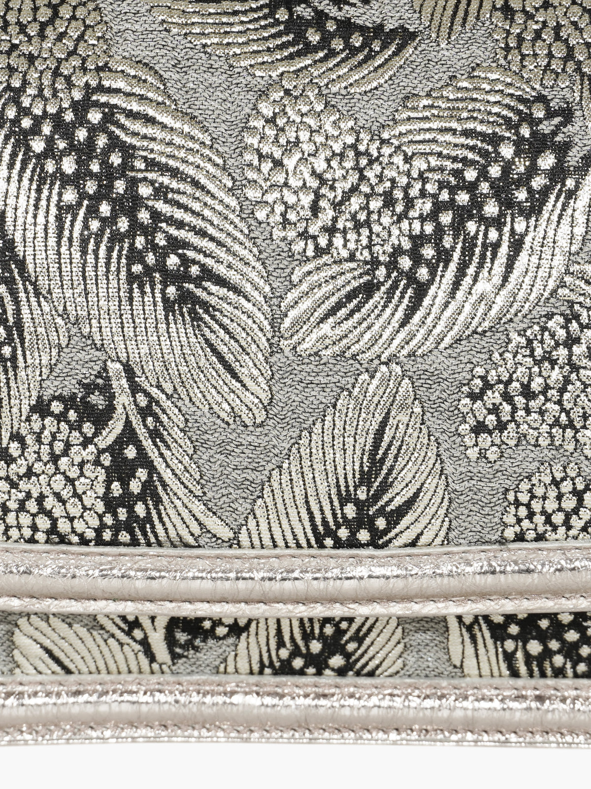 Leaf Brocade Clutch