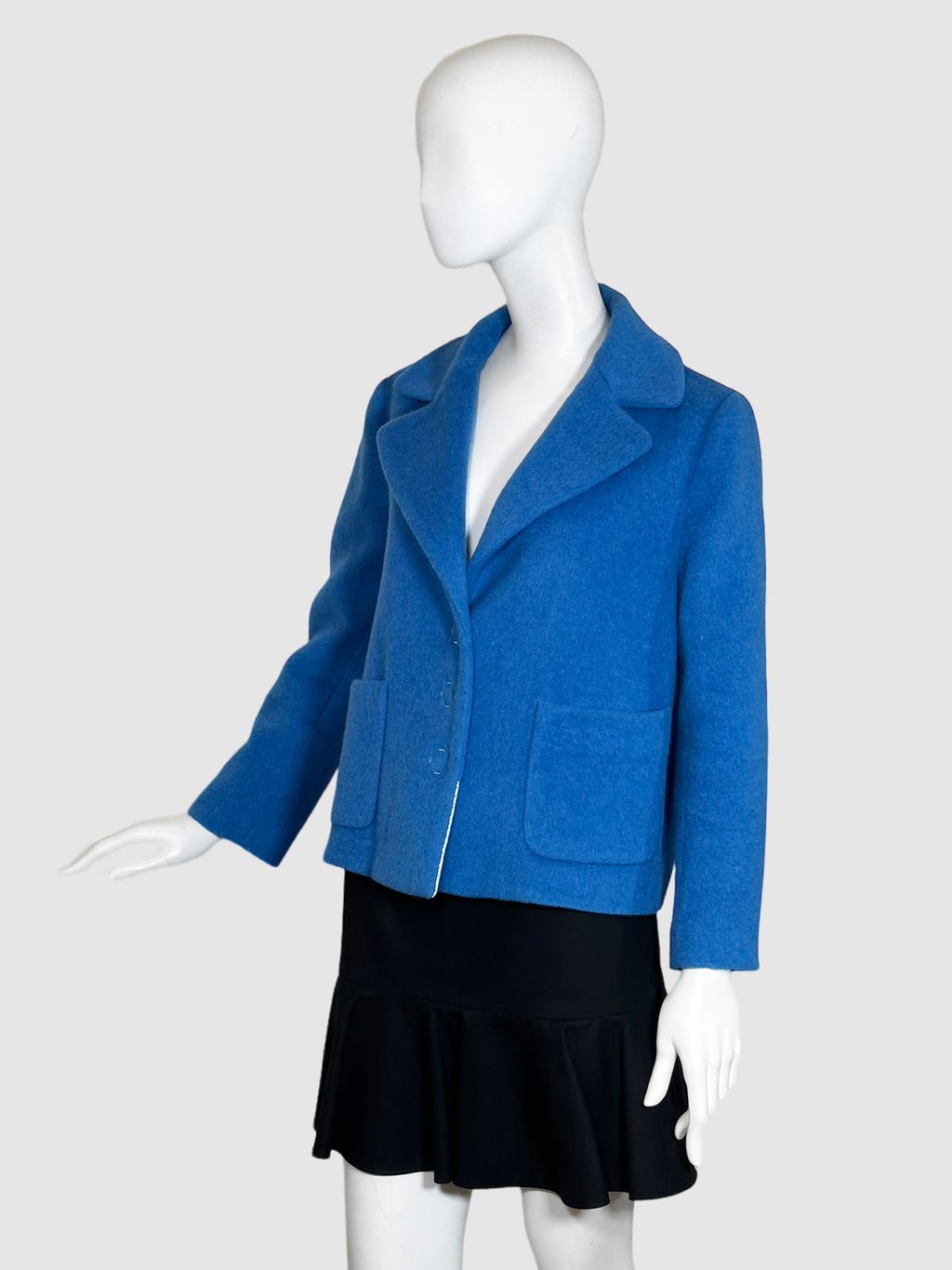 Marella Wool Blend Short Coat - Size 8