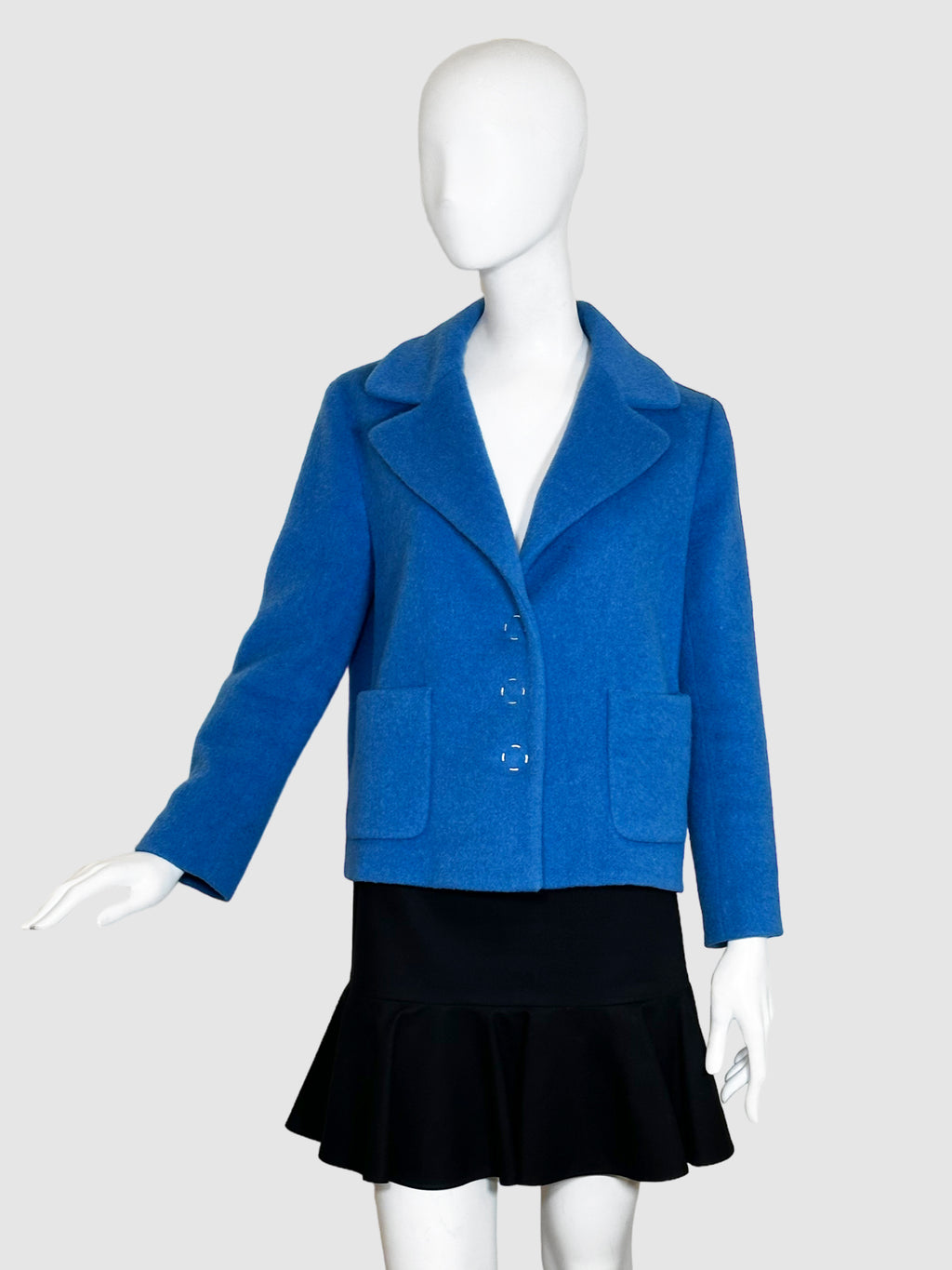 Marella Wool Blend Short Coat - Size 8