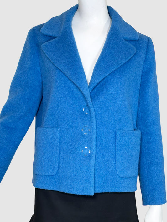 Marella Wool Blend Short Coat - Size 8