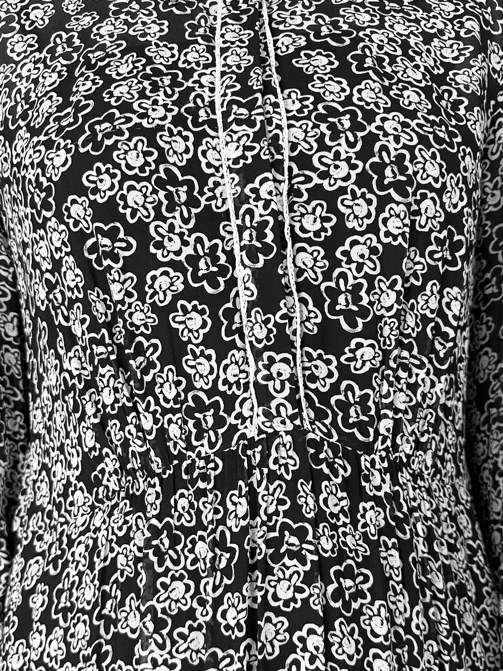 Floral Long Sleeve Maxi Dress - Size M/L