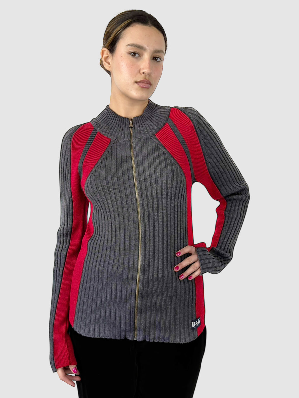 Wool Zip-Up Sweater